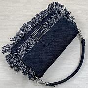 Fendi Baguette Denim 27×6.5×17cm - 2