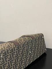 Fendi Shopper FF Jacquard Fabric Bag 41x35x19cm - 4