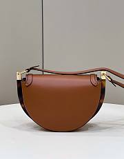 Fendi Brown Moonlight Leather Cross Body Bag 19x8x14cm - 4