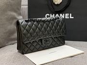 Chanel Flap Bag Black Lambskin Black Hardware 25cm - 6