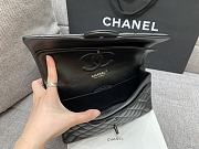 Chanel Flap Bag Black Lambskin Black Hardware 25cm - 5