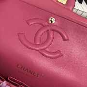 Chanel Flap Bag Classic Bag Tweed Pink 25.5 × 6.5 x 15.5cm - 3