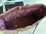 Chanel 19 Shopping Bag Dark Brown 41x24x10.5cm - 5