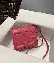 Dolce & Gabbana Calfskin DG Logo Pink Bag 16x20x5.5cm - 6