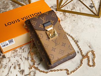 Louis Vuitton LV Vertical Trunk Pochette Bag Size 11 x 19 x 3.5 cm