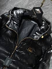 Gucci Hooded Jacket Black Winter Coat  - 3