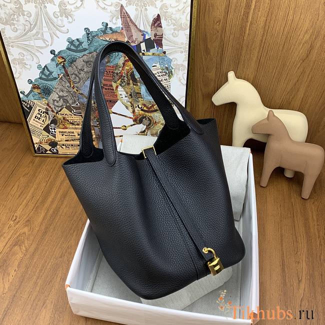 Hermes Picotin Black Bag 22cm - 1