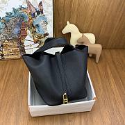 Hermes Picotin Black Bag 22cm - 5