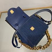 Versace La Medusa Small Handbag Denim 20x10x17cm - 4