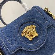 Versace La Medusa Small Handbag Denim 20x10x17cm - 2