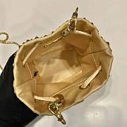 Prada Embellished Satin Mini-pouch Gold 9.5x6x9cm - 2