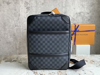 Louis Vuiiton LV Briefcase Backpack Damier 29 x 38.5 x 11 cm