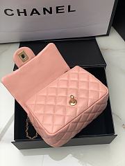 Chanel Flap Bag Lambskin Pink 17cm - 6