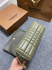 Burberry Small Lola Satchel Green 26x10x18cm - 3