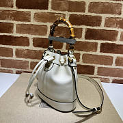 Gucci Diana Mini Bucket White Bag 19x30.5x6cm - 6