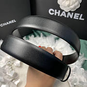 Chanel Black Belt 28mm - 3