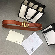 Gucci Brown Belt 3.81cm - 4