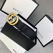 Gucci Black Belt 3.81cm - 5