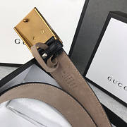 Gucci Black Belt 02 3.81cm - 4