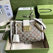 Gucci Padlock Small Berry Tote Bag 26x18x10cm - 1