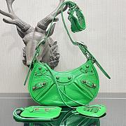 Balenciaga Le Cagole Shoulder Bag In Green 26×16×10cm - 1