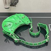 Balenciaga Le Cagole Shoulder Bag In Green 26×16×10cm - 6
