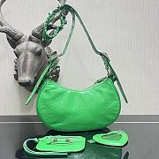 Balenciaga Le Cagole Shoulder Bag In Green 26×16×10cm - 4