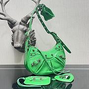 Balenciaga Le Cagole Shoulder Bag In Green 26×16×10cm - 3