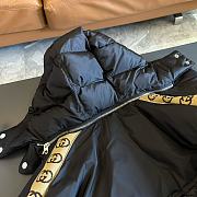 Gucci Hooded Jacket Black Winter Coat 02 - 3