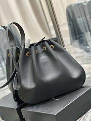 YSL Paris VII Large Flat Hobo In Smooth Leather 44x33x2cm - 5