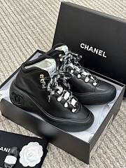 Chanel 22N Ski Series Black Sneakers - 1