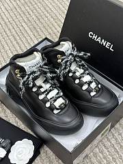 Chanel 22N Ski Series Black Sneakers - 6