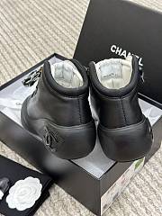 Chanel 22N Ski Series Black Sneakers - 3