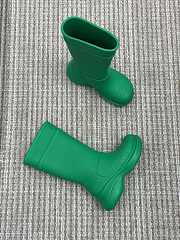 Balenciaga Women's Crocs Boot In Green - 2