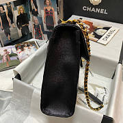 Chanel Satchel Caviar Black Gold 30 x 21.5 × 7 cm - 5