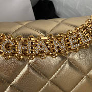 Chanel Small Flap Bag Gold 23x15x7cm  - 2
