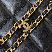 Chanel Small Hobo Lambskin Black Bag 19x16x8cm - 5