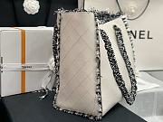 Chanel Shopping White Bag 38x31x10cm - 5