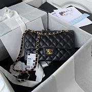 Chanel Flap Bag Black Cavier Gold Hardware 23cm - 1
