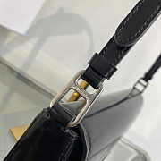 Prada Brushed Leather Femme Black Bag 26x4.8x12cm - 5
