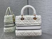 Dior Lady D-Lite White 24x12x20cm - 3