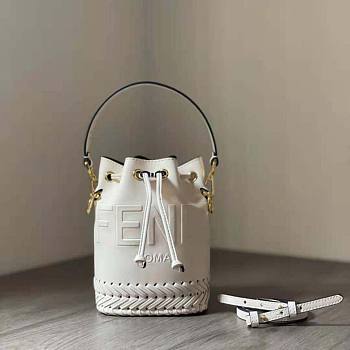 Fendi Mon Tresor White Mini-Bag With Decorative 18x10x12cm