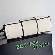 Bottega Veneta Large Arco Tote Bag Natural/Black 46x34x12cm - 3