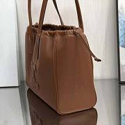 Celine Cabas Drawstring Cuir Triomphe Smooth Calfskin Brown 44x28x18cm - 4