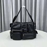 Balenciaga Superbusy Large Sling Bag Black Lambskin 41x28x18cm - 1