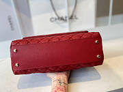 Chanel Coco Handle Caviar Red Gold Hardware 29x18x12cm - 6