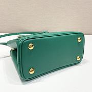 Prada Galleria Saffiano Leather Mini Green Bag 20x14.5x9.5cm  - 2