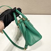 Prada Galleria Saffiano Leather Mini Green Bag 20x14.5x9.5cm  - 4