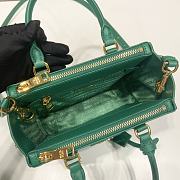 Prada Galleria Saffiano Leather Mini Green Bag 20x14.5x9.5cm  - 6