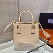 Prada Galleria Saffiano Leather Mini Beige Bag 20x14.5x9.5cm - 2